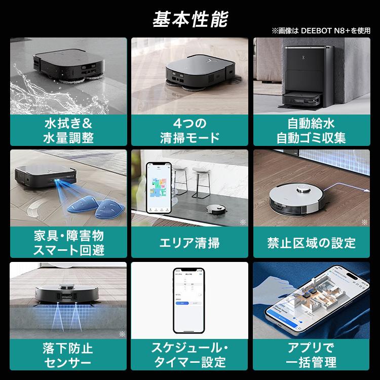 ECOVACS（エコバックス） ロボット掃除機 お掃除ロボ 水拭き カメラ