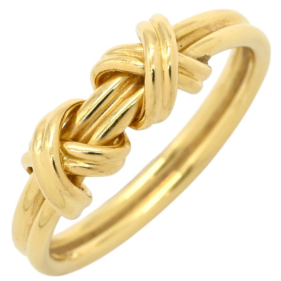 TIFFANY&Co.（ティファニー） リング 指輪 ダブルシグネチャー K18YG