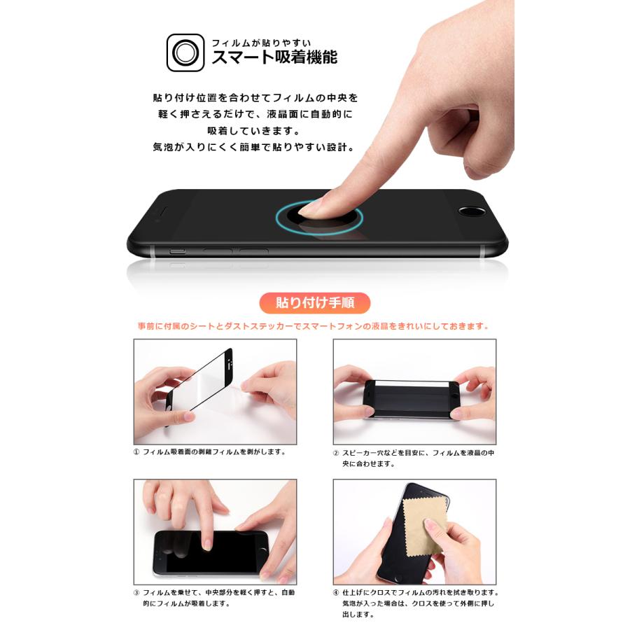 Reno OPPO Reno5 A フィルム ブルーライト カット 全面保護 2.5D 強化