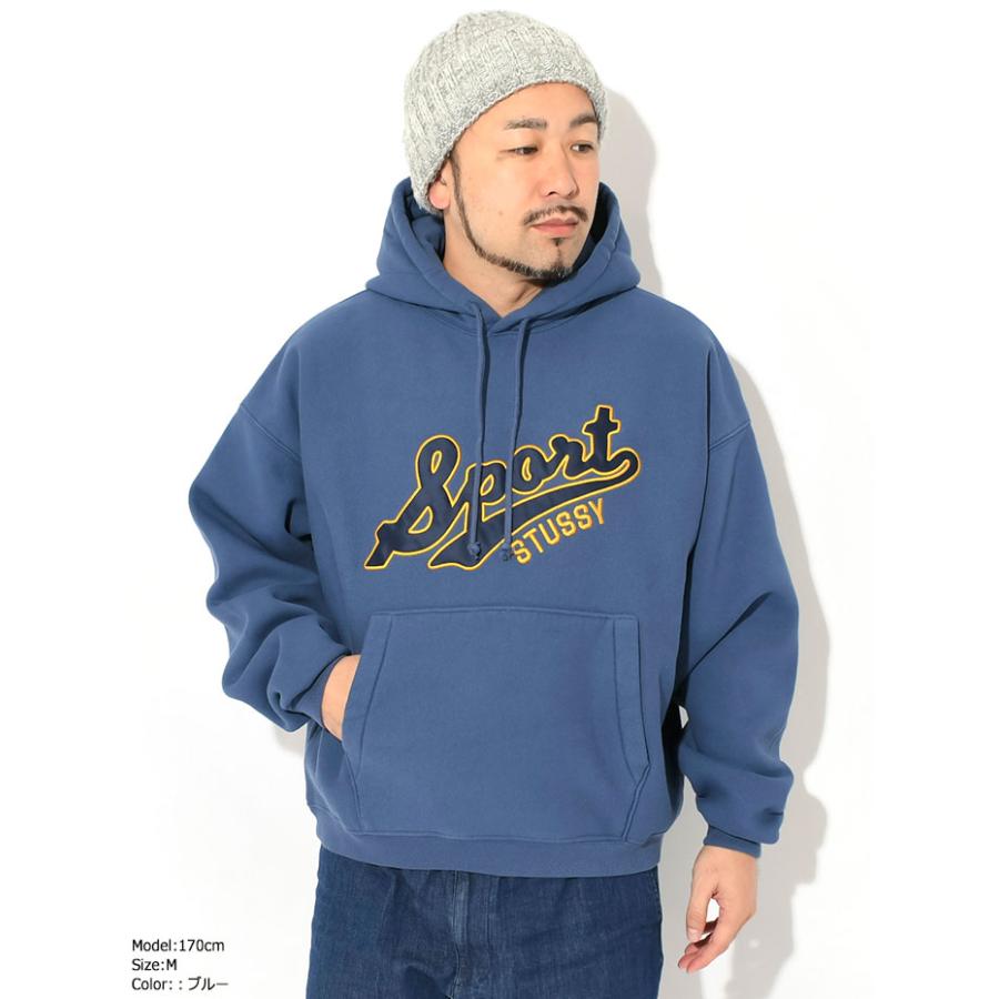 STUSSY（ステューシー） パーカー プルオーバー メンズ Satin Patch