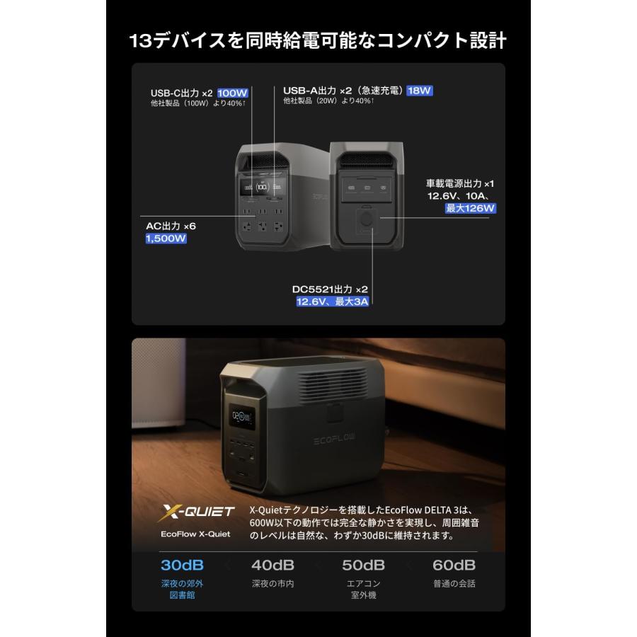 ECOFLOW EcoFlow DELTA3 ポータブル電源 1024Wh リン酸鉄リチウム