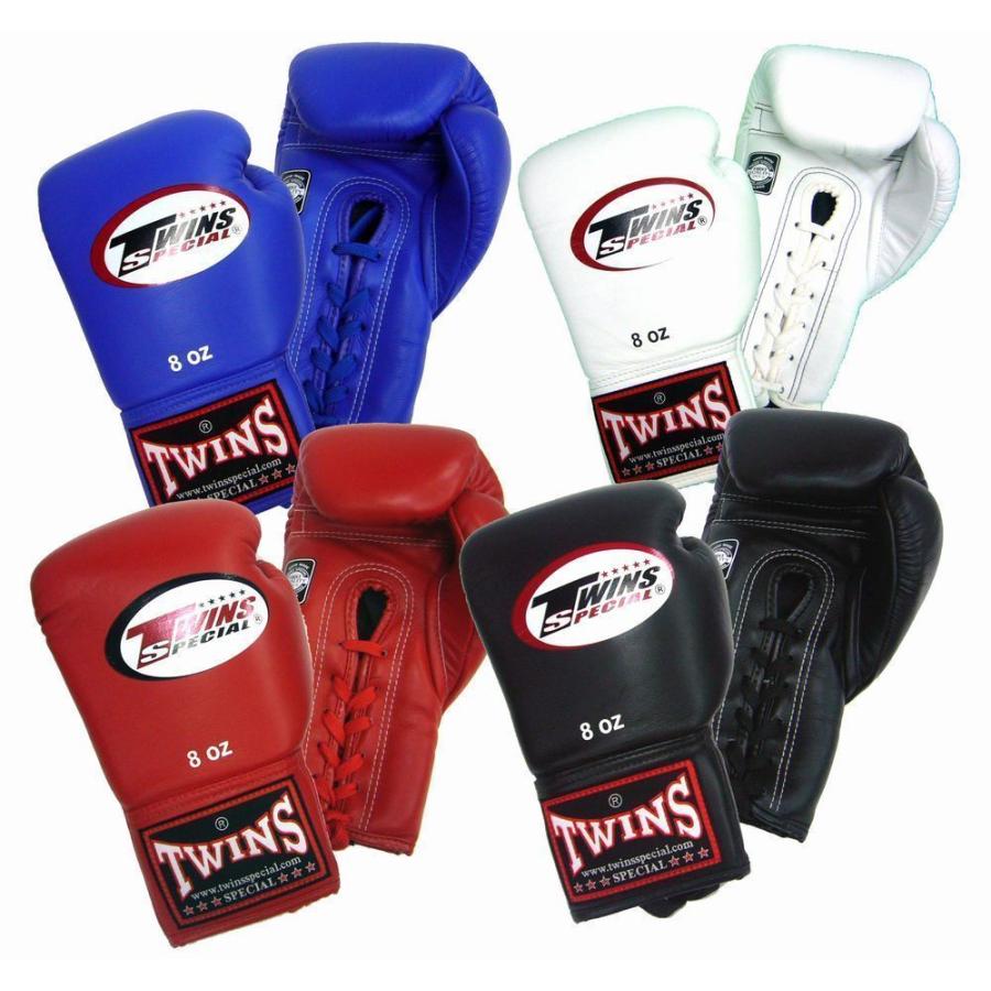 Twins ボクシンググローブ(ひも式) 本革製 12オンス : アイ・エフ