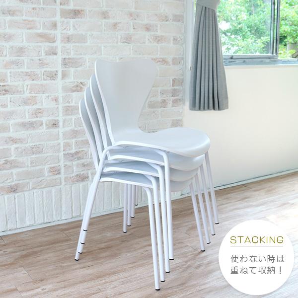 セブンチェア リプロダクト 2脚セット スタッキング ダイニングチェア