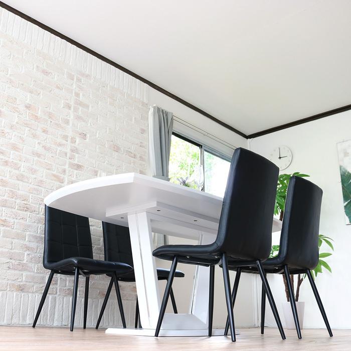 ダイニングテーブル ホワイト 白 単品 4人掛け 4人用 おしゃれ モダン