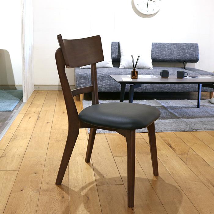 ダイニングチェア 2脚セット おしゃれ ブラウン ナチュラル 北欧風