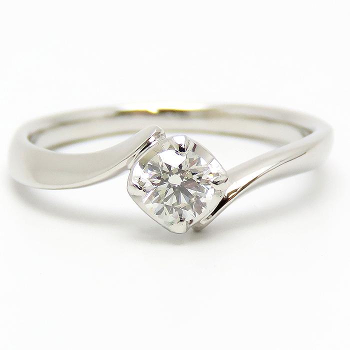 4℃（ヨンドシー） Pt950 ダイヤモンド 0.254ct J SI-1 G リング 10号