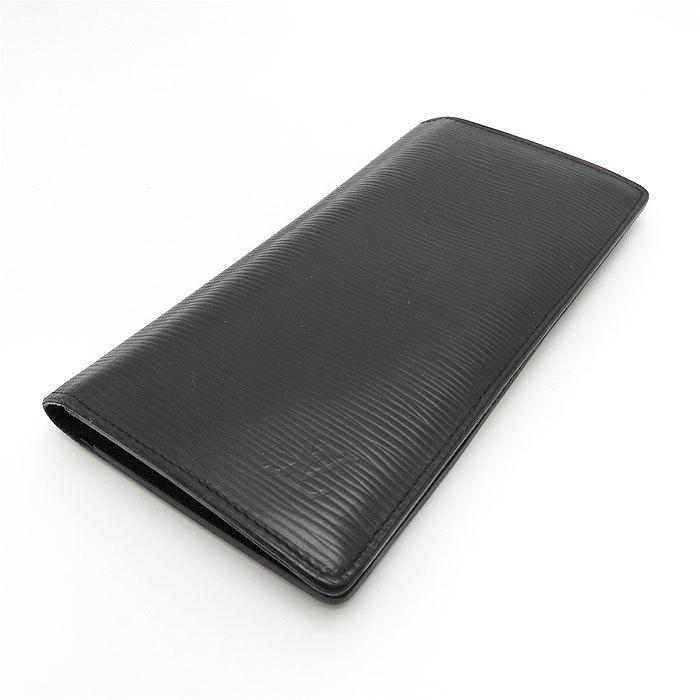 ルイヴィトン】 ポルトフォイユ・ブラザ エピ M60622 ノワール 黒