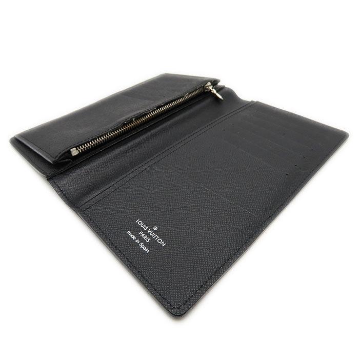 ルイヴィトン】 ポルトフォイユ・ブラザ エピ M60622 ノワール 黒