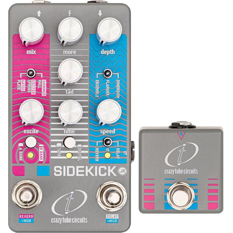 Crazy Tube Circuits / Sidekick Jr + XT Footswitch for SIDEKICK JR