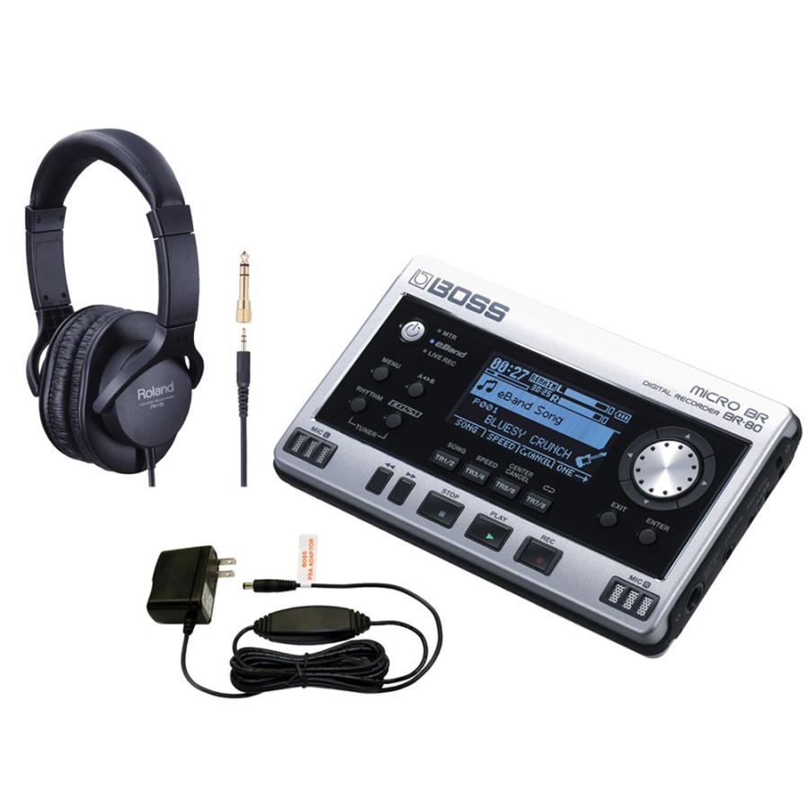 BOSS（ボス） BOSS / MICRO BR BR-80 -純正ACアダプター、ヘッドフォン