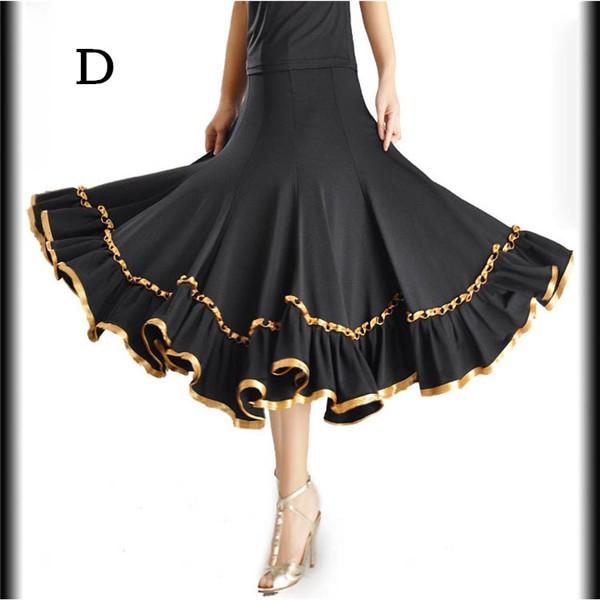 ダンス用スカート（単品）社交ダンス スカート タンゴ服 ラテンダンス