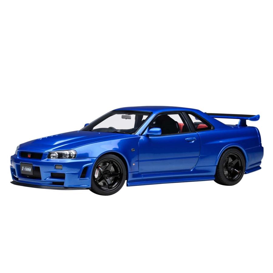 オートアート 1/ 18 ニスモ R34 GT-R Z-tune(ベイサイドブルー)(77462