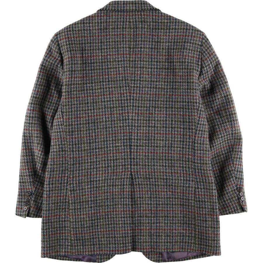 古着 LANDS' END Harris Tweed ハリスツイード チェック柄 千鳥格子柄