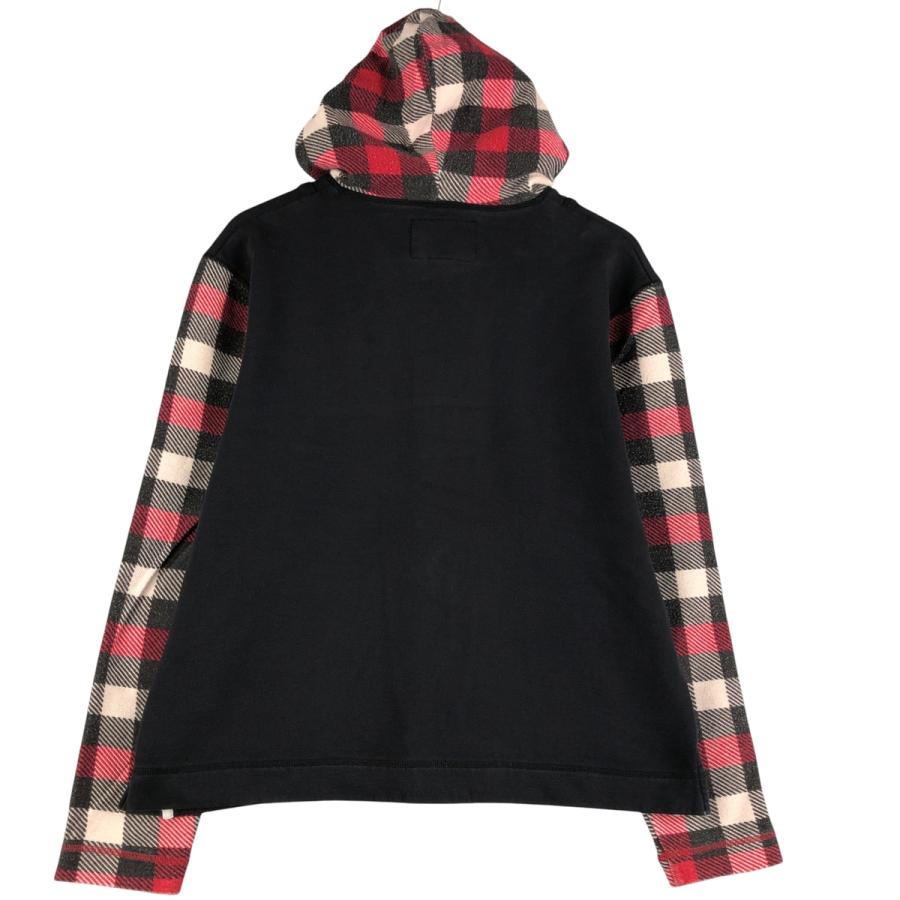 STUSSY（ステューシー） 古着 チェック柄 スウェットハーフジップ