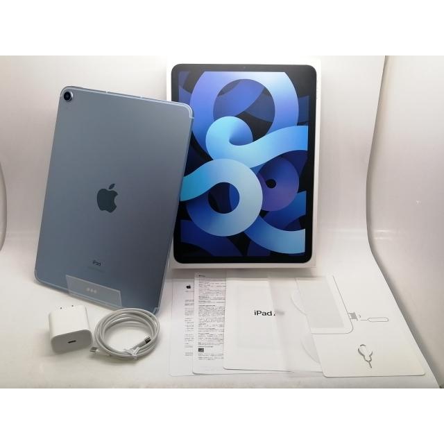 中古】Apple iPad Air（第4世代/2020） Cellular 64GB スカイブルー