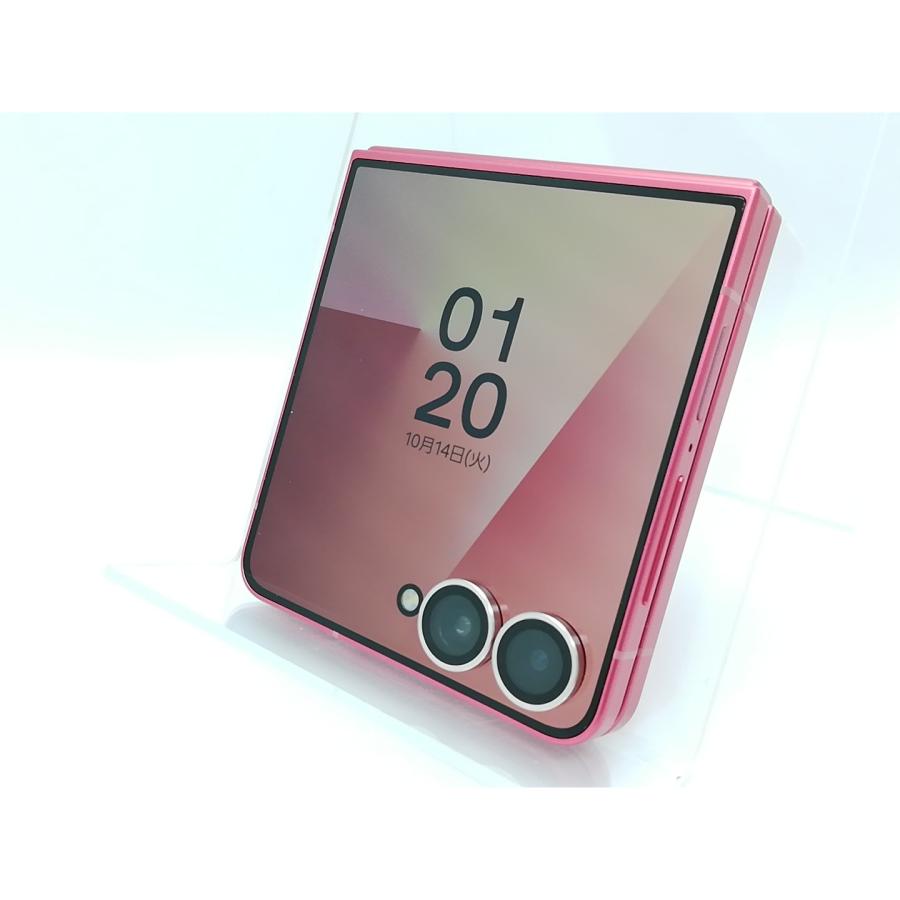 中古】SAMSUNG au 【SIMフリー】 Galaxy Z Flip7 コーラルレッド 12GB