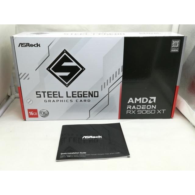 中古】ASRock Radeon RX 9060 XT Steel Legend 16GB OC RX9060XT/16GB
