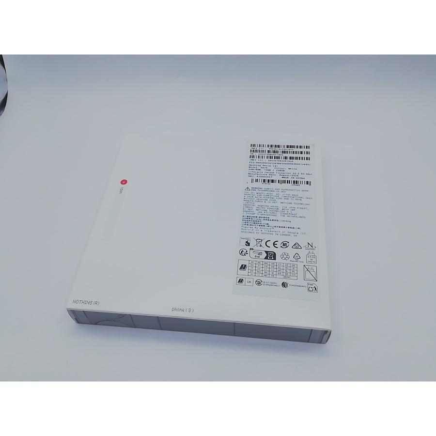 未使用】NOTHING 国内版 【SIMフリー】 Nothing Phone (3) ホワイト