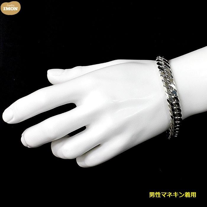 新品」プラチナ 喜平 ブレスレット 6面 カット ダブル PT850 100g 21cm