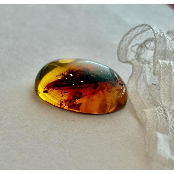 天然琥珀 虫入り琥珀 こはくルース インセクトアンバー パワーストーン