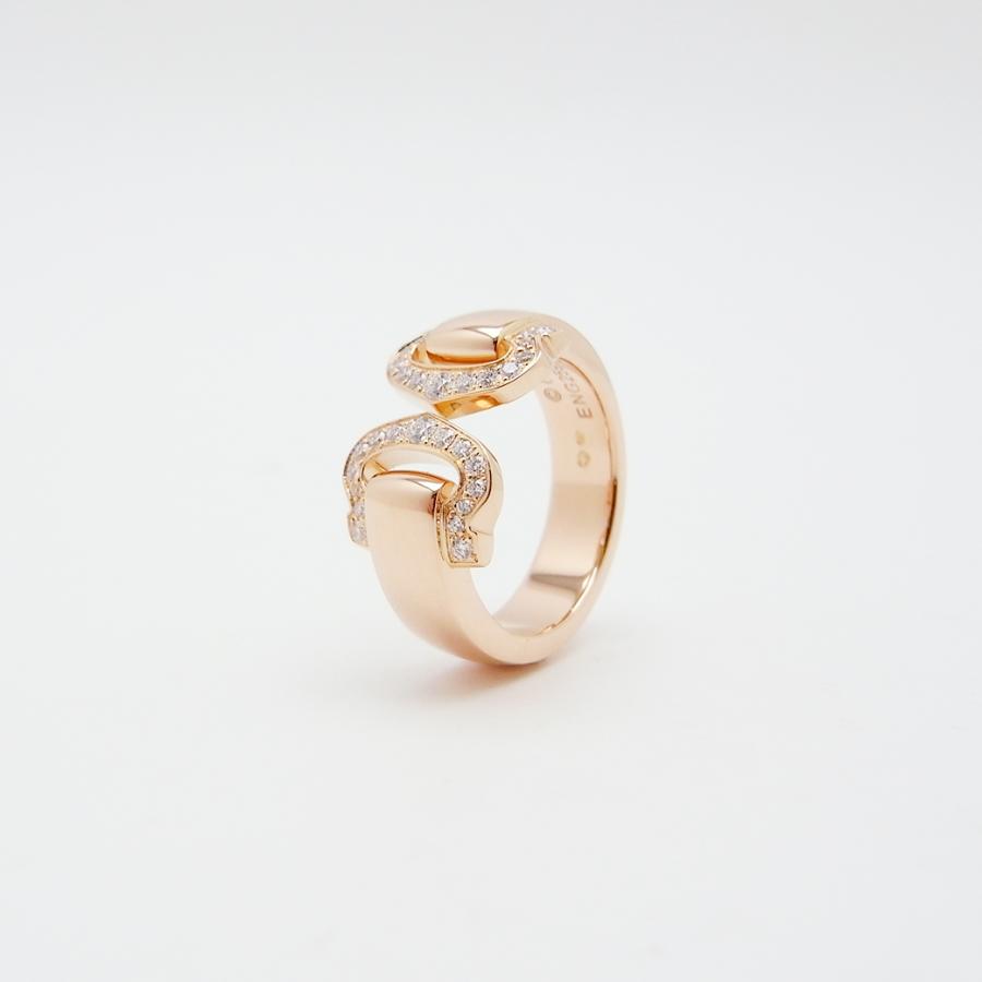 Cartier（カルティエ） 2C ブークルセ リング ダイヤモンド #49 750PG