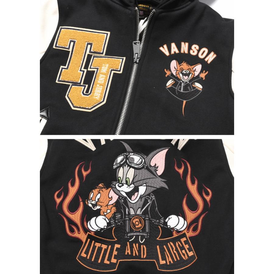 VANSON（バンソン） × トムとジェリー コラボ スタジャン バイカー