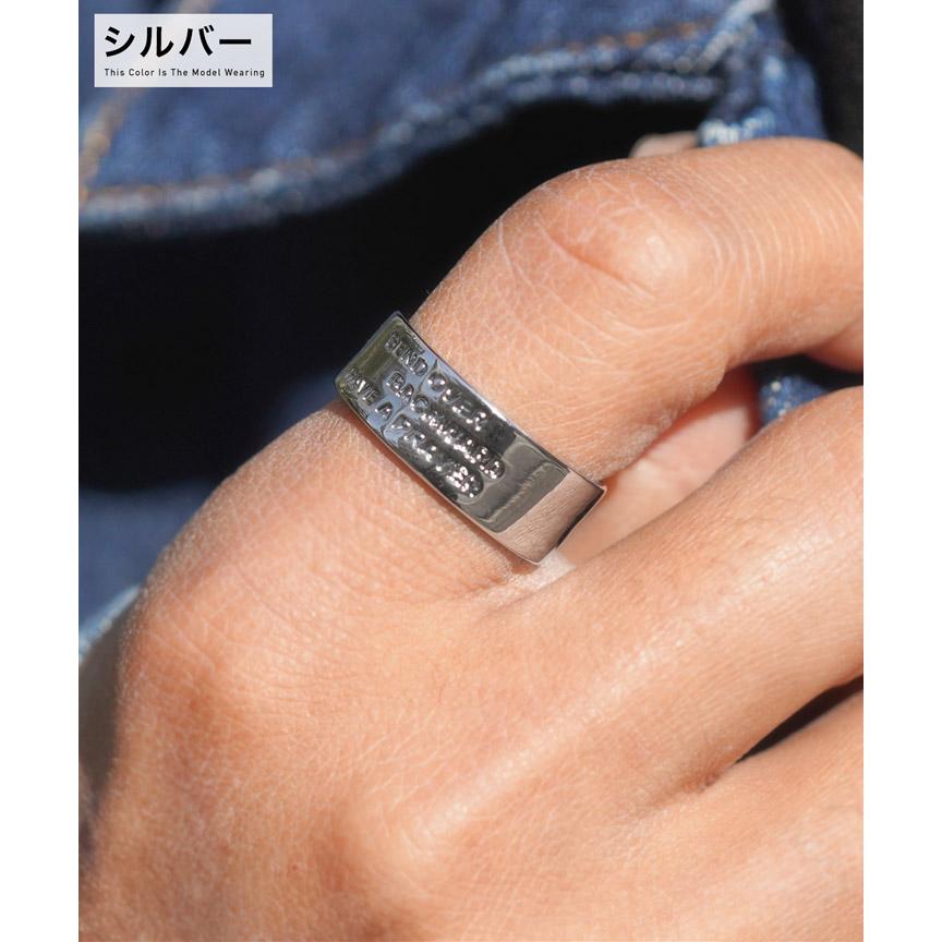 JIGGYS SHOP（ジギーズショップ） リング 指輪 メンズ メッセージ柄
