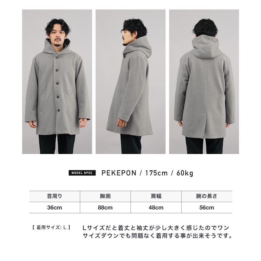 JIGGYS SHOP（ジギーズショップ） コート メンズ アウター フーテッド