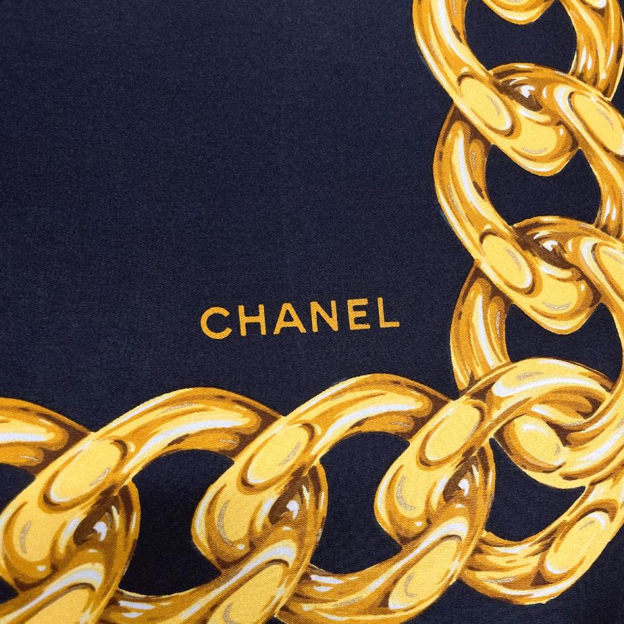 CHANEL（シャネル） スカーフ 大判スカーフ ココマーク チェーン