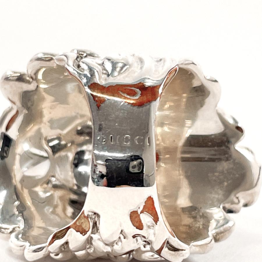 GUCCI（グッチ） 14号 リング・指輪 ライオンヘッド シルバー