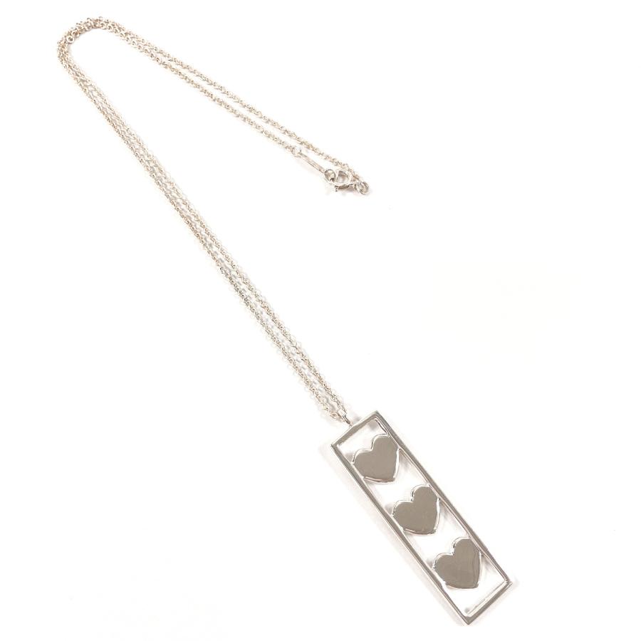 TIFFANY&Co.（ティファニー） ネックレス トリプルハート プレート