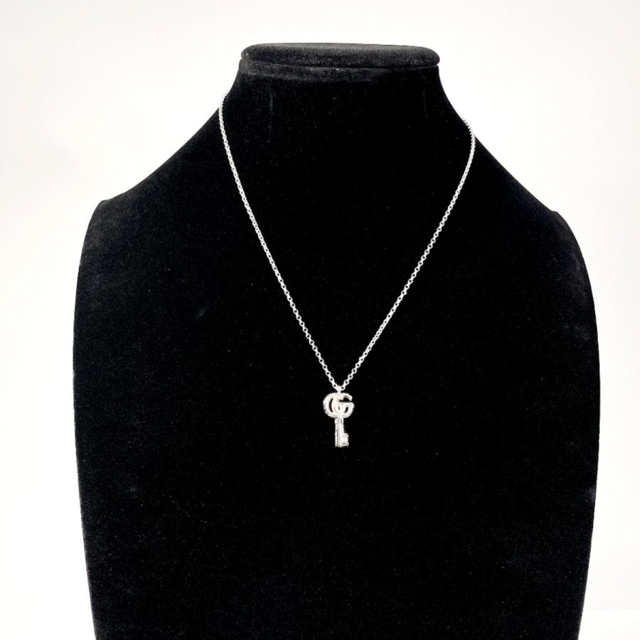 GUCCI（グッチ） ネックレス ダブルG キーペンダント 鍵 アラベスク