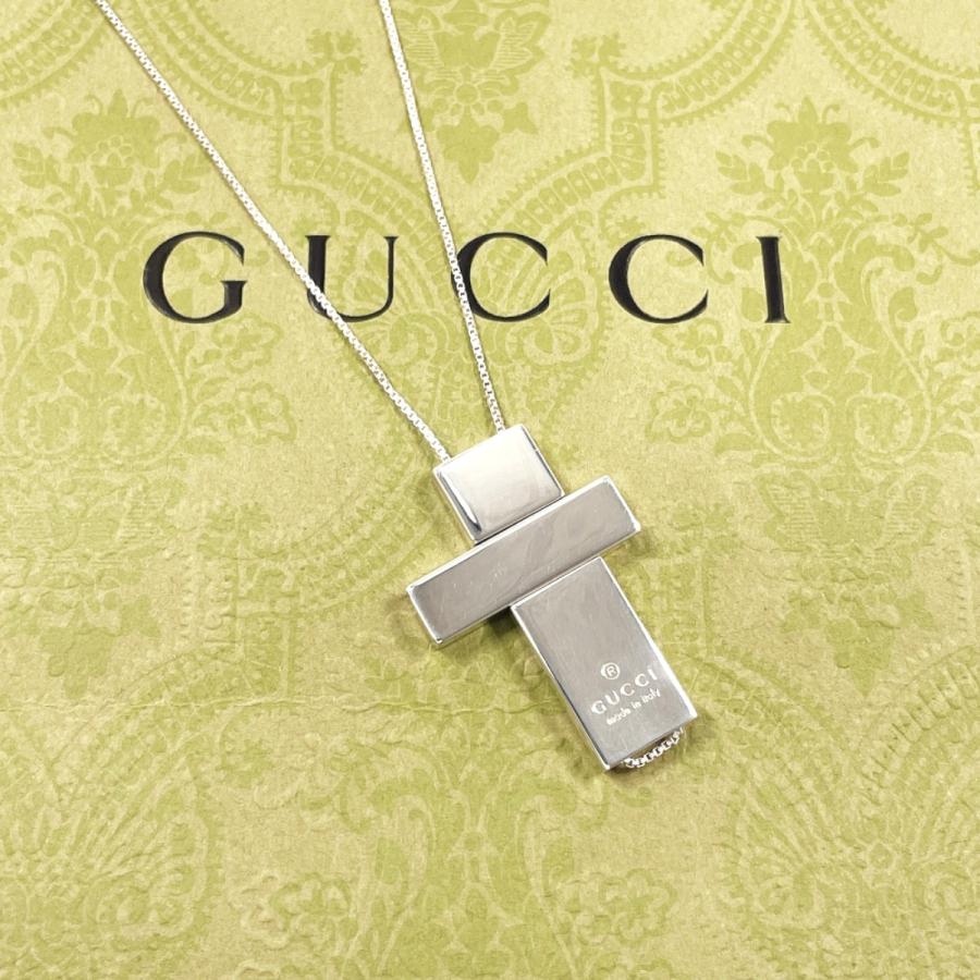 GUCCI（グッチ） ネックレス セパレート クロス 十字架 シルバー925