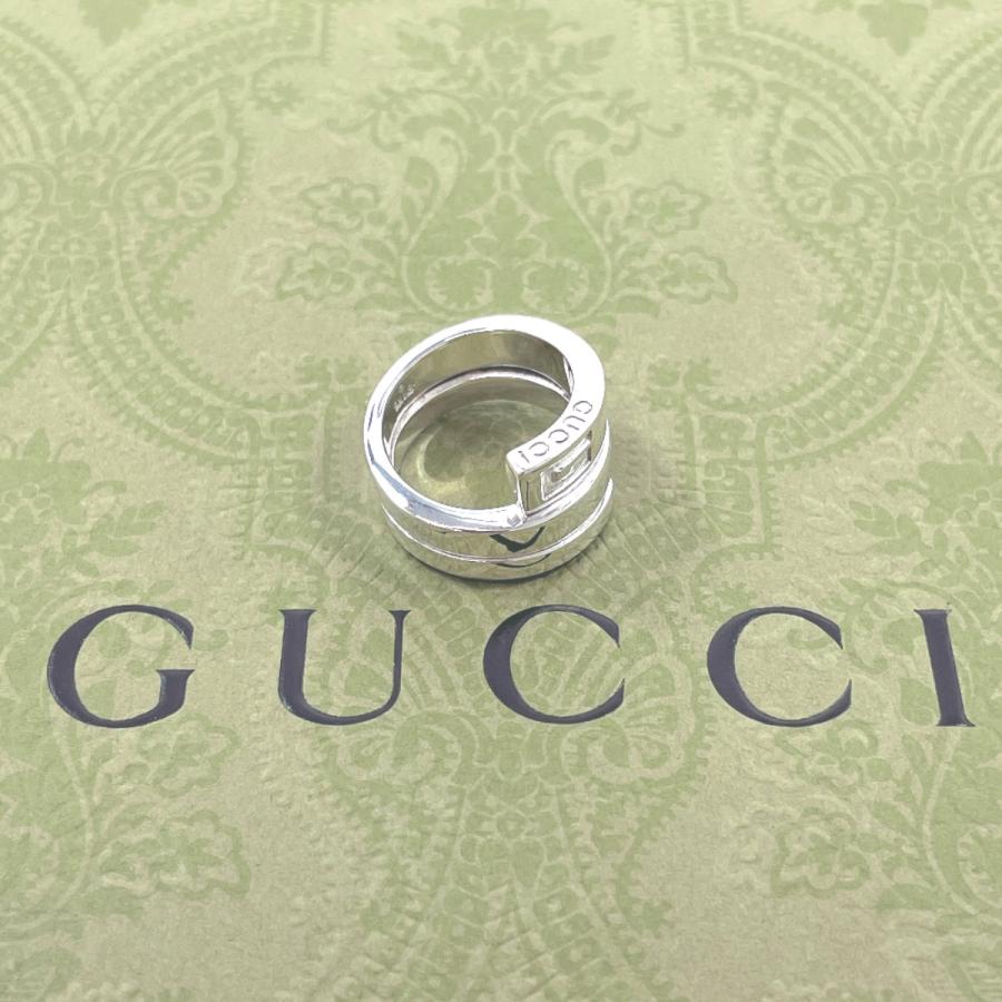 GUCCI（グッチ） 8号 リング・指輪 Gロゴ スネーク スパイラル
