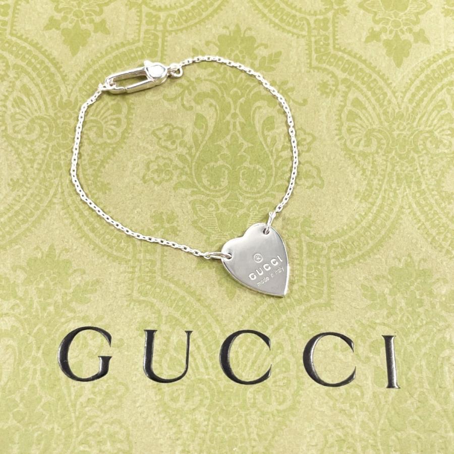 GUCCI（グッチ） ブレスレット トレードマーク ハート シルバー925