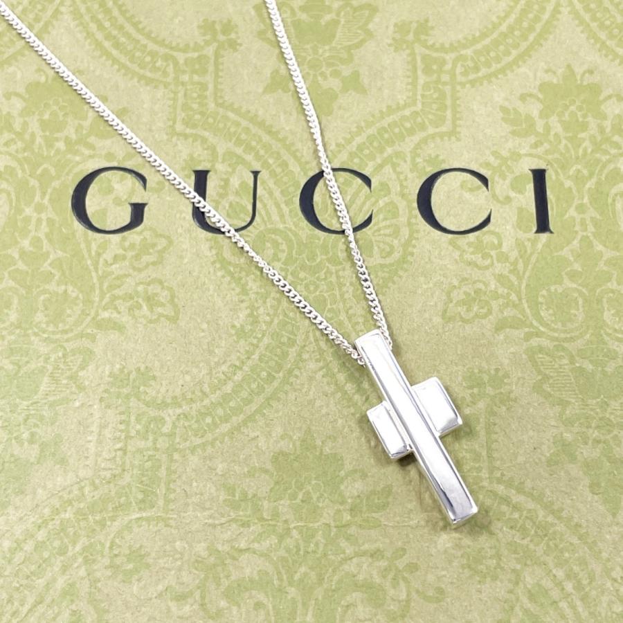 GUCCI（グッチ） ネックレス クロス 十字架 シルバー925 ユニセックス