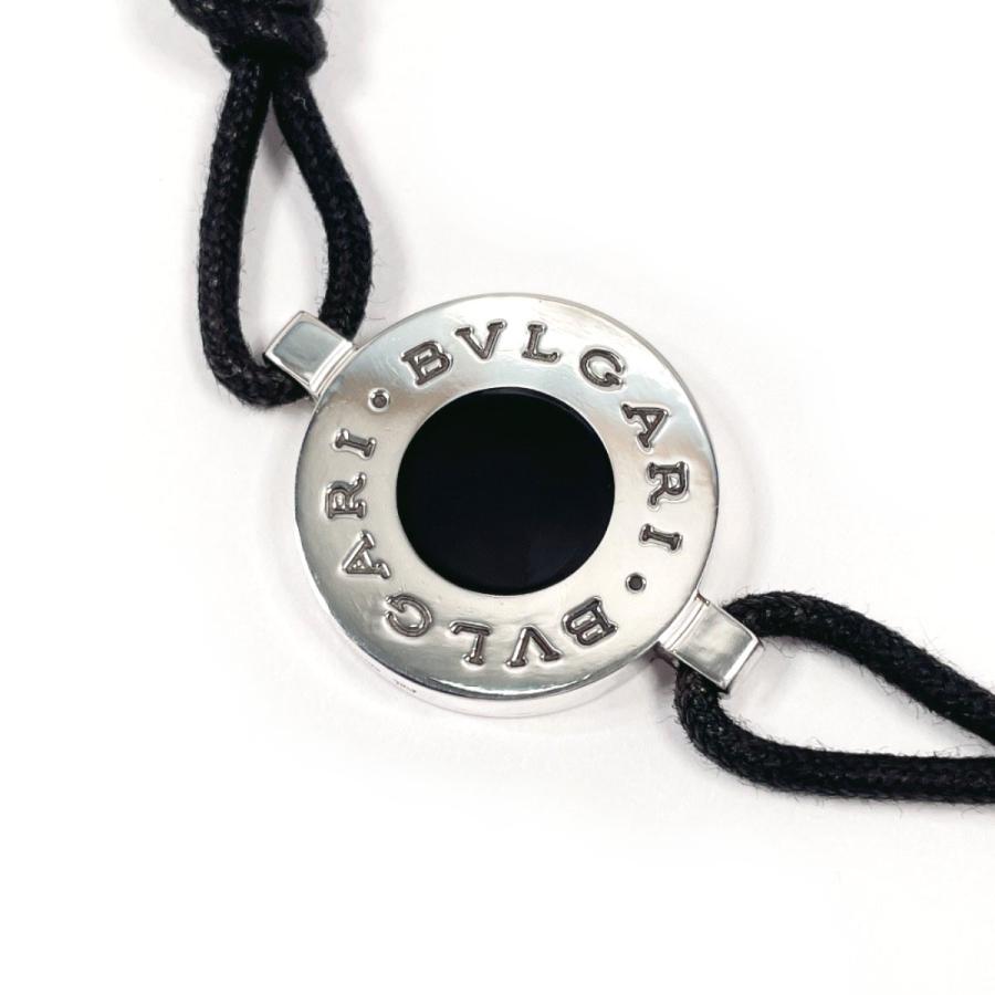 BVLGARI（ブルガリ） ブレスレット シルバー925 ブラック アクセサリー