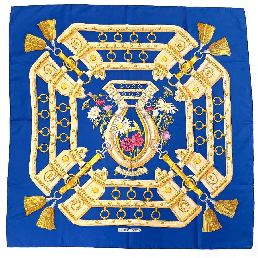 HERMES（エルメス） スカーフ カレ 90 大判スカーフ 正方形 AUX CHAMPS