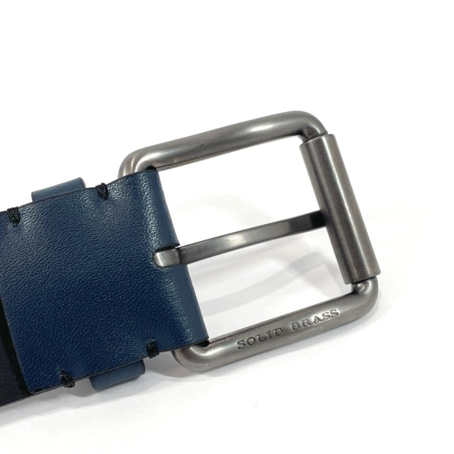 BURBERRY（バーバリー） ベルト レザー ネイビー ユニセックス 32/80