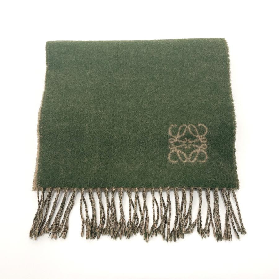 LOEWE（ロエベ） マフラー アナグラム バイカラー ウール/アンゴラ