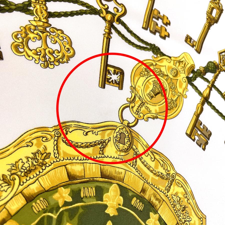 HERMES（エルメス） スカーフ カレ 90 大判スカーフ 正方形 LES CLES