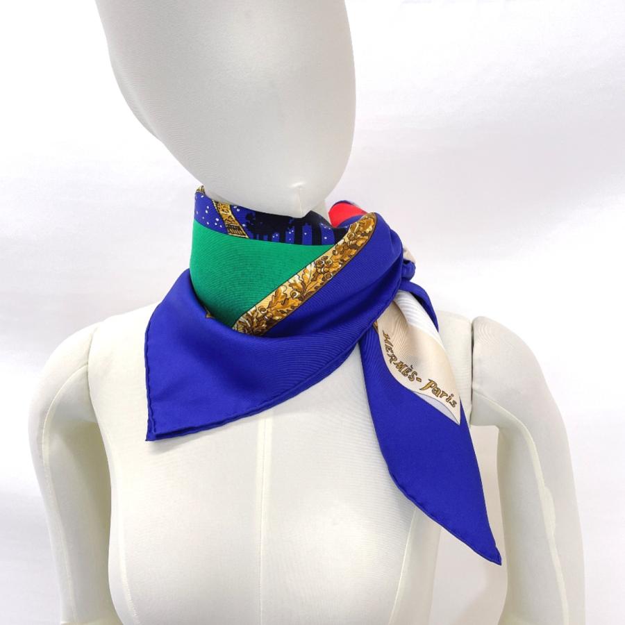 HERMES（エルメス） スカーフ カレ 90 Souvenirs de Paris パリの