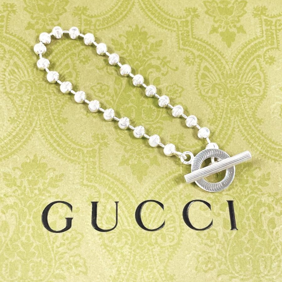 GUCCI（グッチ） ブレスレット ボールチェーン シルバー925