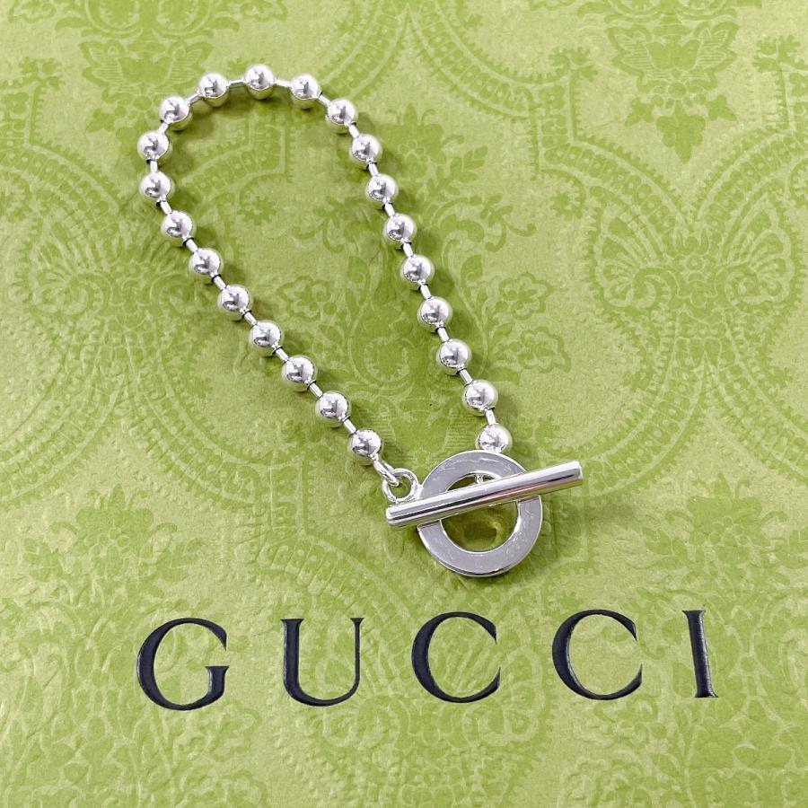GUCCI（グッチ） ブレスレット ボールチェーン シルバー925