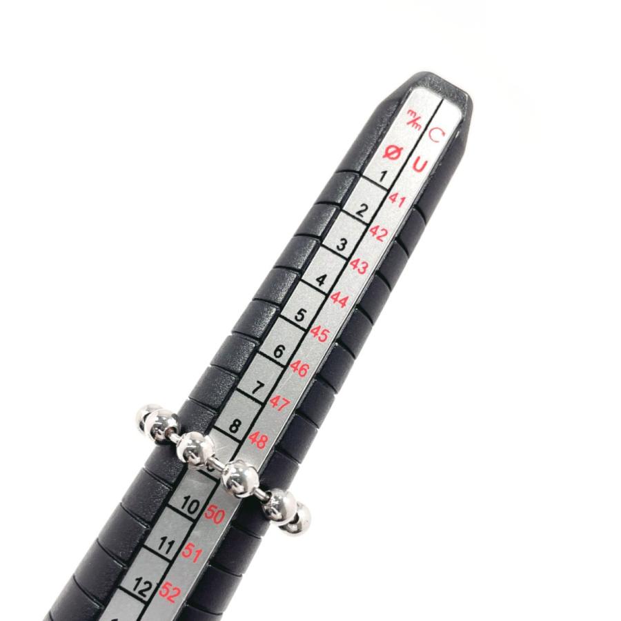 GUCCI（グッチ） 9号 リング・指輪 ハート ボールチェーン シルバー925