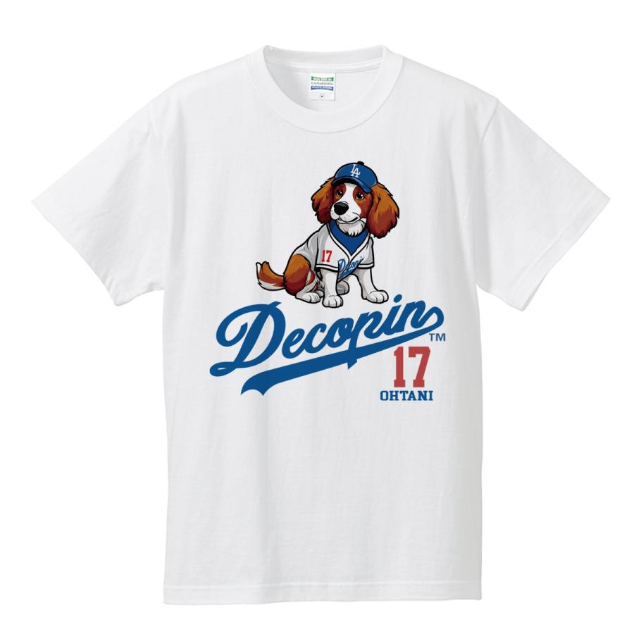 大谷翔平 Tシャツ MLB ドジャース風 ユニフォーム プリント デコピン