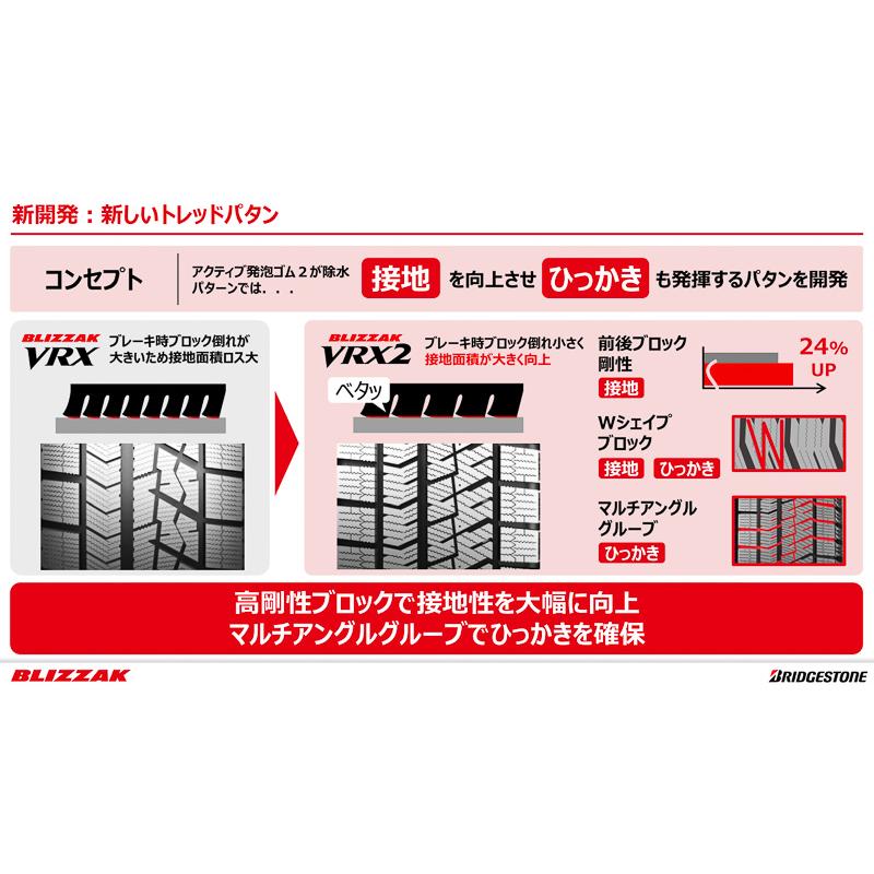ブリザック VRX2 ブリヂストン 225/50R17 2022年製造 国産・新品