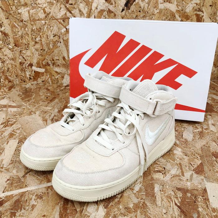 NIKE（ナイキ） NIKE STUSSY Air Force 1 Mid Fossil Stone エア