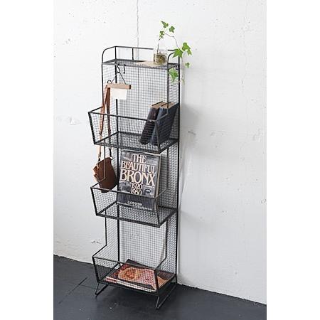 マガジンラック おしゃれ オープンラック 壁掛け ワゴン レトロ