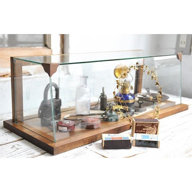 ガラスケース ショーケース おしゃれ コレクションケース レトロ